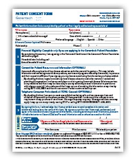 patient consent form